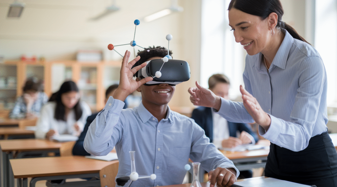 Using VR to teach STEM in high schools